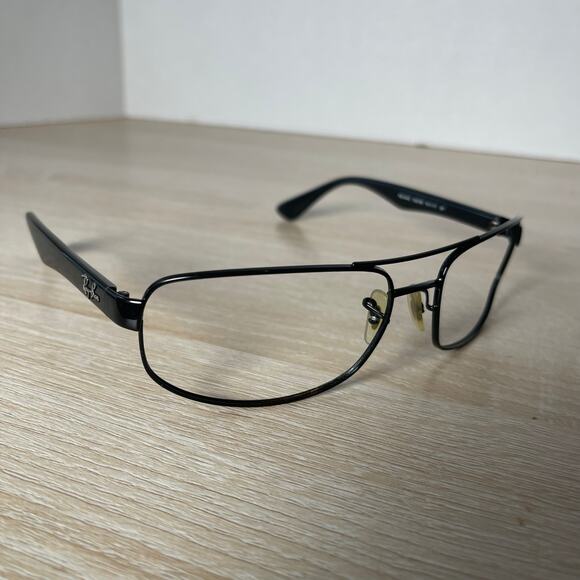 Ray-Ban RB3445 002/58 Black Sunglasses FRAMES ONLY 61-17 3P Made in Italy - Picture 1 of 8